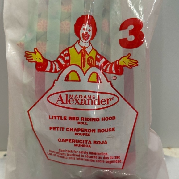 Vintage Madame Alexander Little Red Riding Hood Mini Doll McDonald’s‎ Happy Meal - Picture 8 of 9
